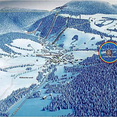 Lodge Na Drisi Destne v Orlickych horach